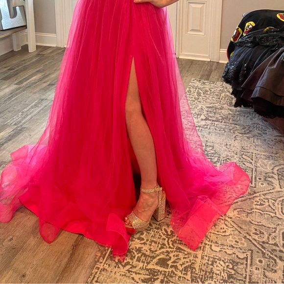 Pink prom dress - Picture 11 of 14
